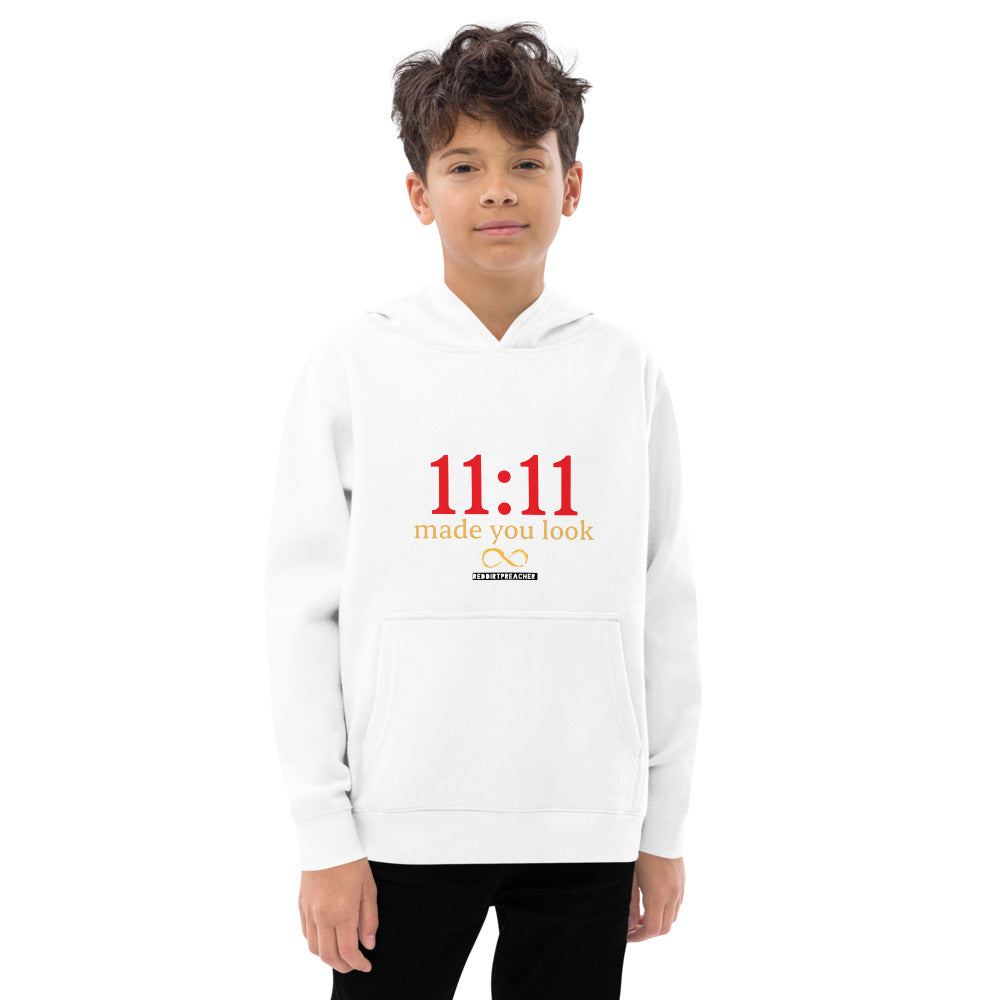 11:11 made you look youth hoody