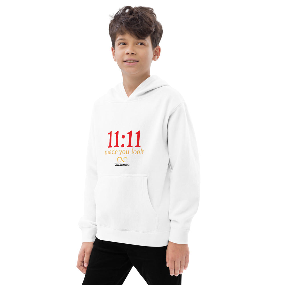 11:11 made you look youth hoody